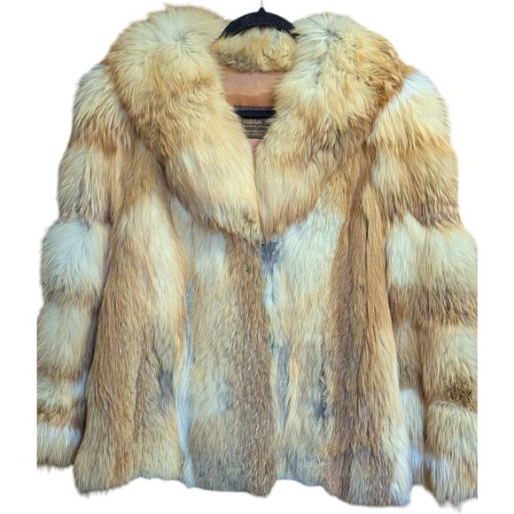 Vintage Real Red Fox Fur Jacket – Western Furs Canada – Size Medium - Picture 2 of 9